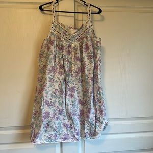 Ladies Cotton Short Sleeveless Nightgown